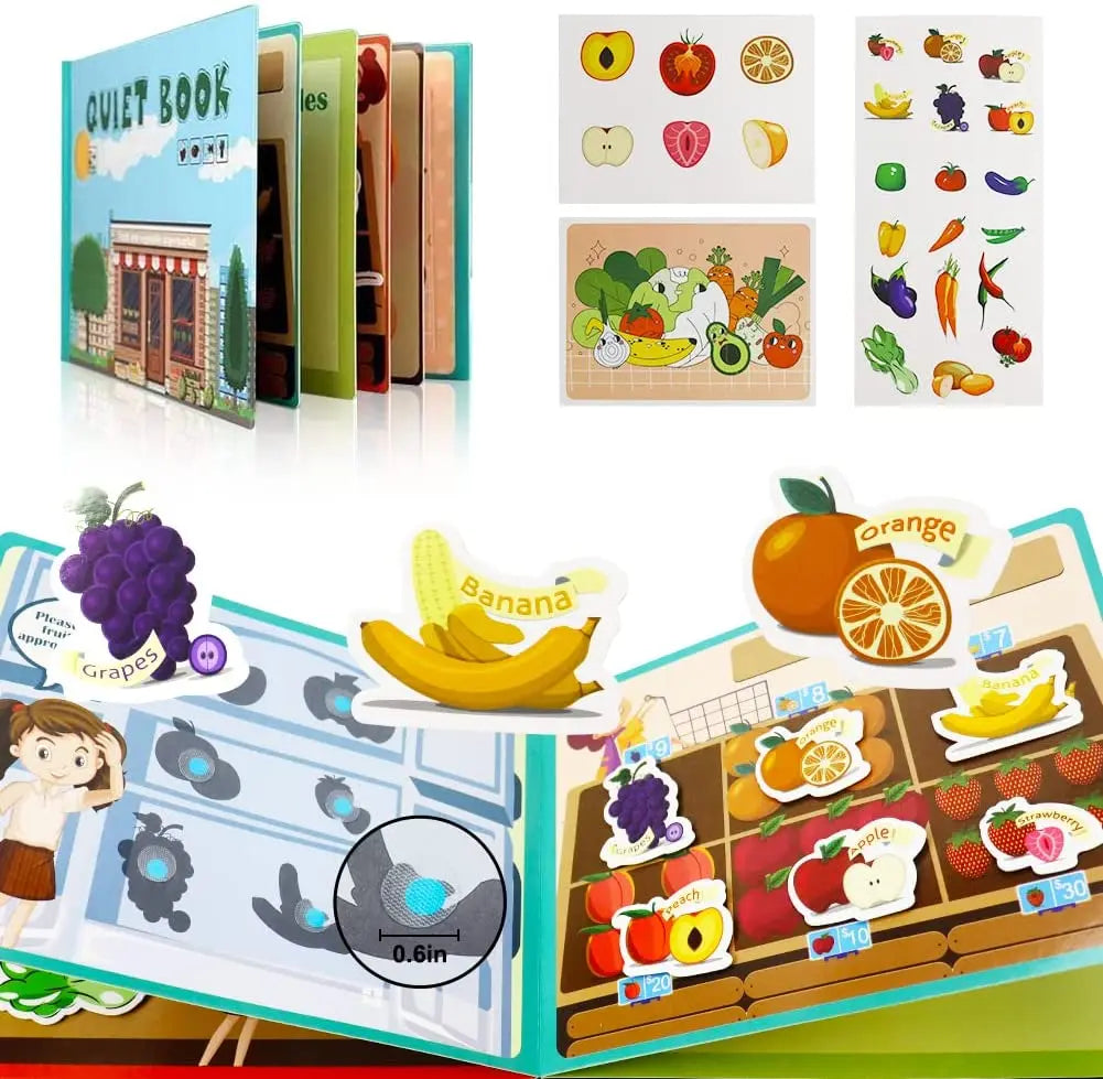 Livro Montessori Silencioso para Crianças